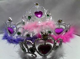CORONA PRINCESA CON PLUMA X1 792-15-5/656-205/26062/62059  CH