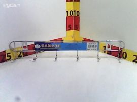 PERCHERO CROMADO X6 GANCHOS 32CM ALEX&CIA (1900/526330)