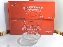 SET DE COMPOTERAS X6 TALLADAS MANZANITAS 13CM (CH) (C-9740-24-22/024227)