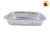 BANDEJA DE ALUMINIO F-100 RECTANGULAR (163423) COMERCIAL DAVIES