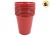 (P.R.G.C1.C2.F.B.RCIA)VASO GASEOSA ROJO 180 CC X10 (3875/43875) PLASTICO SAN ANDRES