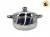 CACEROLA DE ACERO C/ TAPA DE ACERO 22 X 10 CM (779821)