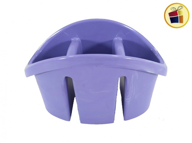 ESCURRIDOR PORTA CUBIERTOS PLASTICO 3 DIVISIONES LUGANO  (100200)