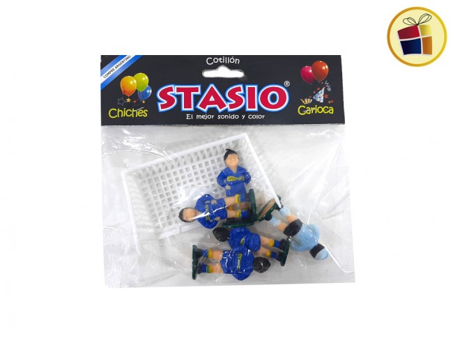 JUGADOR CON BASE X5 STASIO (007160/71609) BOCA/RIVER ZABAWA