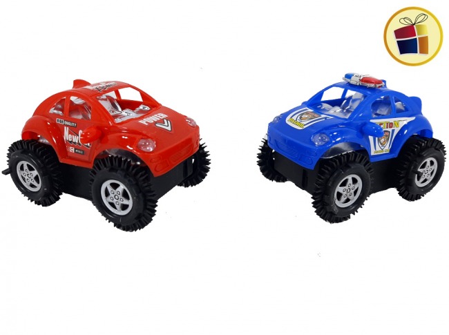 N22 CAMIONETA  RUEDAS PATONAS TODO TERRENO A PILA CAJA VISORA 10CM FLUSS (336745/66761/V-118/336727866767/V-126)