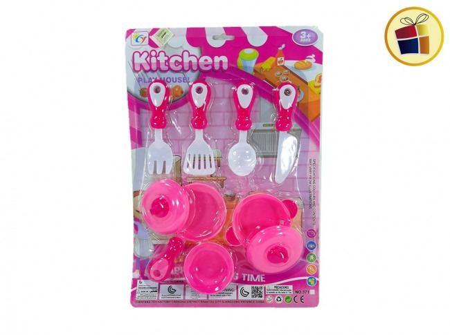 SET COCINA X6 PCS BLISTER FLUSS (3721/100806)