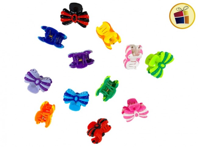 (PROMO X3) BROCHE MOÑO COLOR COMBINADO (CV) (601791)