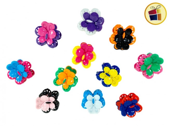 (PROMO X3) BROCHE MARIPOSA COLOR COMBINADO (CV) (17105)