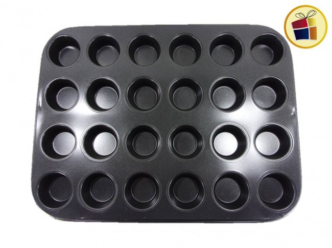 MOLDE PARA MUFFING ANTIADHERNTE X24 (21513-14/62114) EL REY DEL BOSQUE