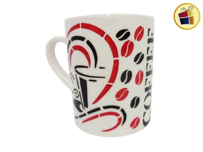 "P.R" JARRO MUG  CERAMICA COFFEE BESOS 10CM FLUSS (BLC255/965717)