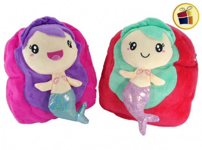 MOCHILA INFANTIL PELUCHE SIRENITA (085482/8548)