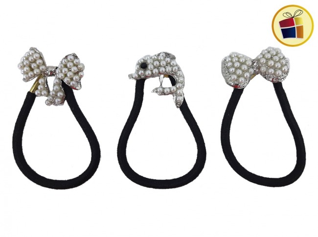 GOGO X1 NEGRA CON APLIQUE METAL Y PERLAS (54518/41-06-04)