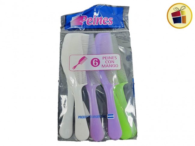 ###PEINE CON MANGO X6 (95271) TONY FANO