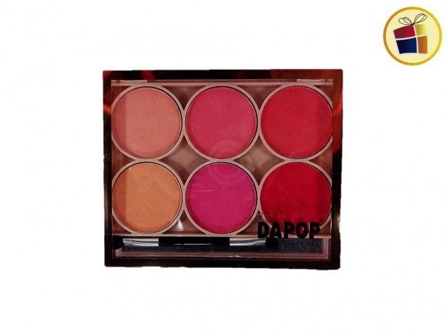 RUBOR X6 TONOS C/PINCEL DAPOP HB97010 (50967)