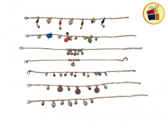 (OFERTA FINAL)TOBILLERA CON DIJES SURTIDO (CV) (317085/17078)