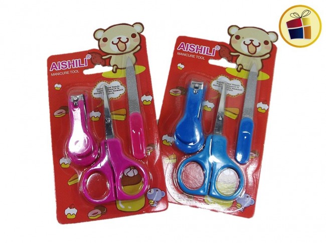 SET DE MANICURA PARA BEBE X3 PIEZAS BLISTER CH (841940)