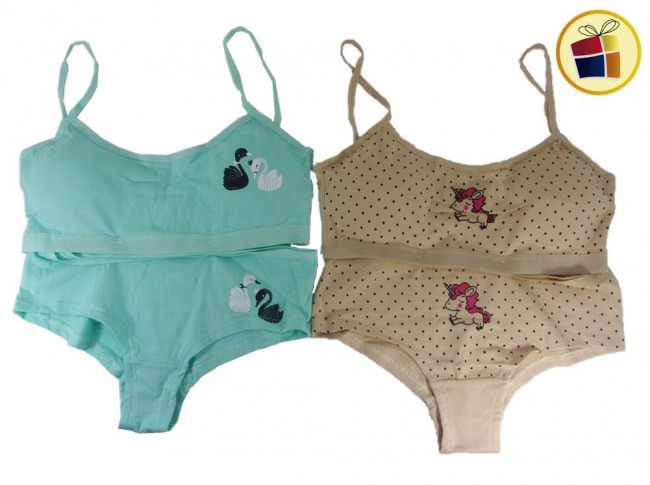 CONJUNTO PRINCIPIANTE CON RELLENO LISO Y ESTAMPADO (39940)