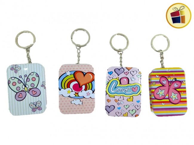 (OFERTA FINAL)LLAVERO DE LATA  RECTANGULAR EST. SURTIDA (CV) (221775)