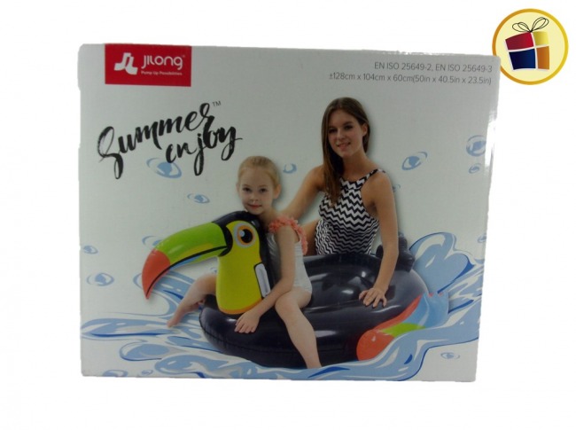 INFLABLE FLOTADOR TUCAN 128X104X60CM EN CAJA SHIPY (37451/643009)