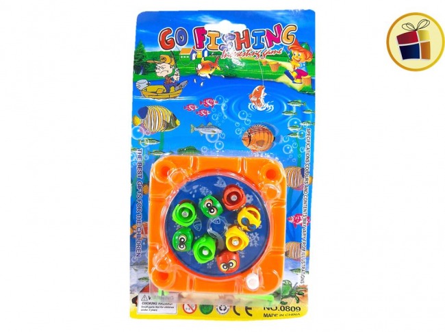 JUEGO PESCA CUADRADO BLISTER 9CM  FLUSS (0809/218881)