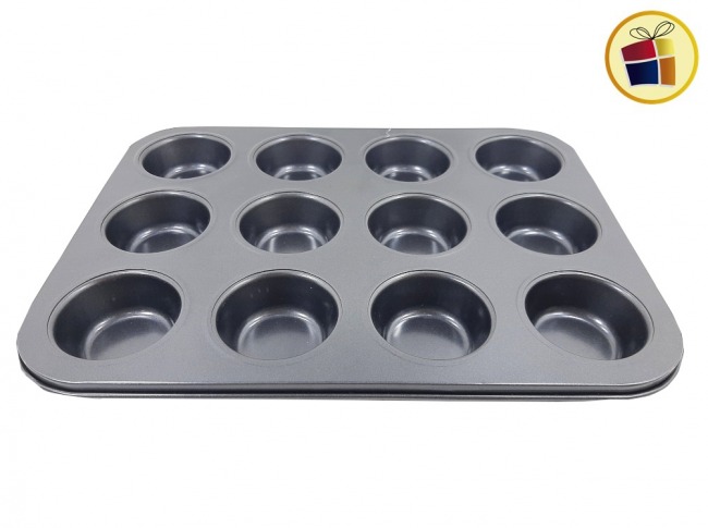 MOLDE PARA MUFFING ANTIADHERNTE X12 (20113/DD7667/73654/DD5638/56388/62113) LABANIM