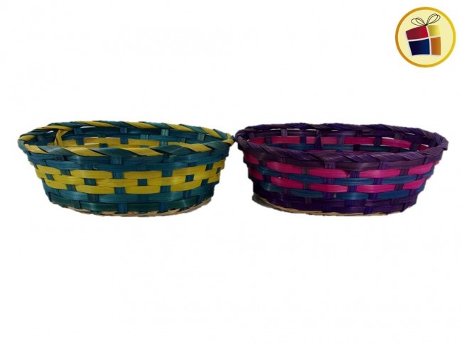 PANERA DE MIMBRE OVAL VARIOS MODELOS 25X17 (019124/DD10493)