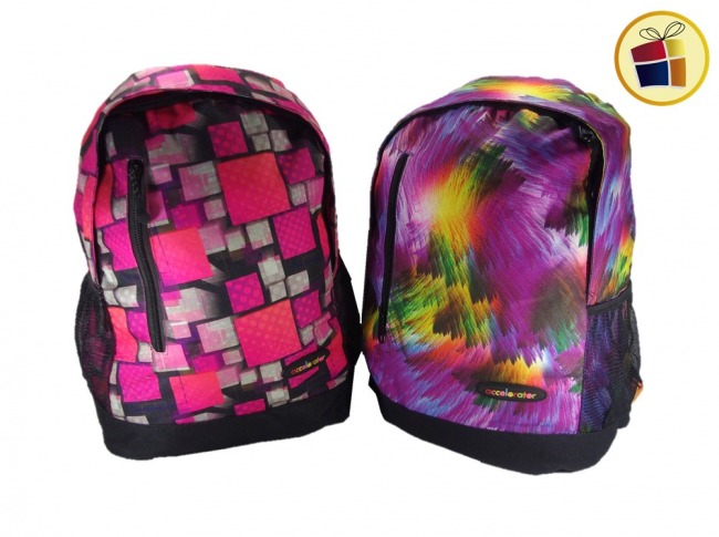 MOCHILA JUVENIL ESTMPADA ACCELORATOR (060244)