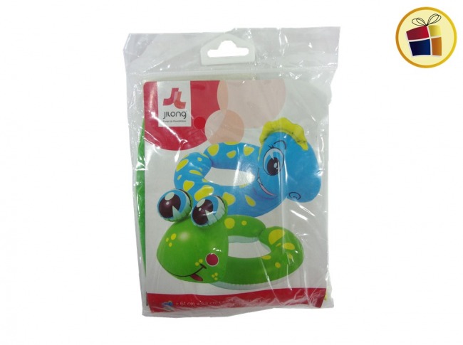 SALVAVIDAS FORMA ANIMAL RANA/TIBURON 61X53CM SHIPY  (47025/210380)