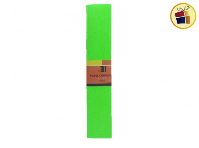 PAPEL CREPE VERDE FLUO ASB (391285)
