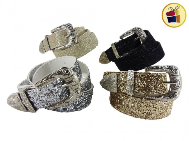 CINTO DAMA CON BRILLO 3CM TRESHER (000252) 