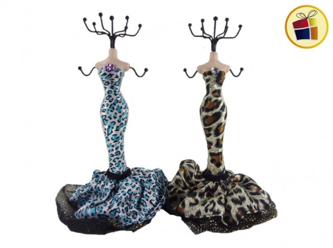 (OFERTA FINAL) PORTA BIJOU GRANDE VESTIDO PRINT CH (611779)