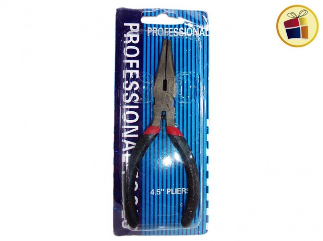 (50/30%) PINZA 4" EN BLISTER MANGO GOMA PROFESIONAL TOOLS (684278)