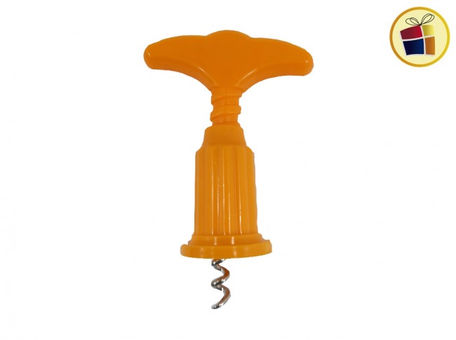 SACACORCHO  PLASTICO TIRABUZON METAL  ALE&CIA  (186684/1876)