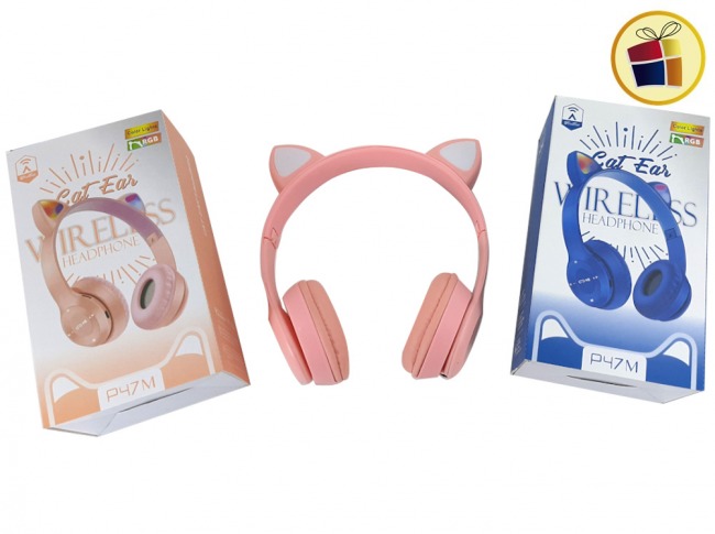 AURICULAR VINCHA CON OREJITAS Y LUZ (00472/P47M)