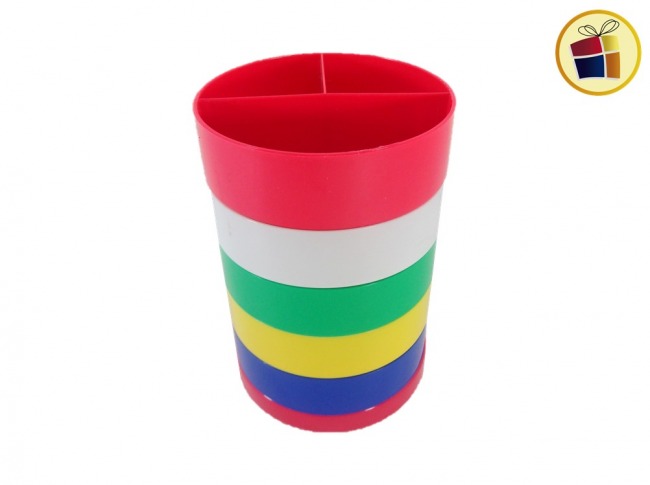 PORTA LAPIZ PLASTICO COLOR C/DIVISIONES (017269) 