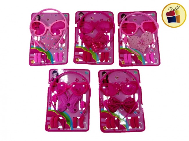 SET DE NENA (ANTEOJO+VINCHA+BROCHE+GOGO) (CV) (41726)