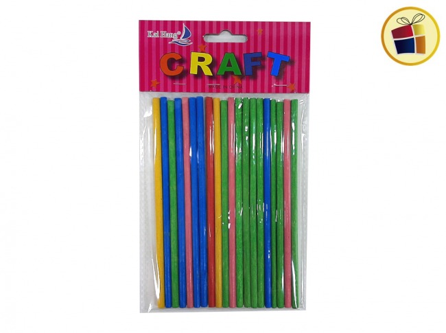 PALITO BAMBOO COLOR P/MANUALIDADES (136-17-10/17101)