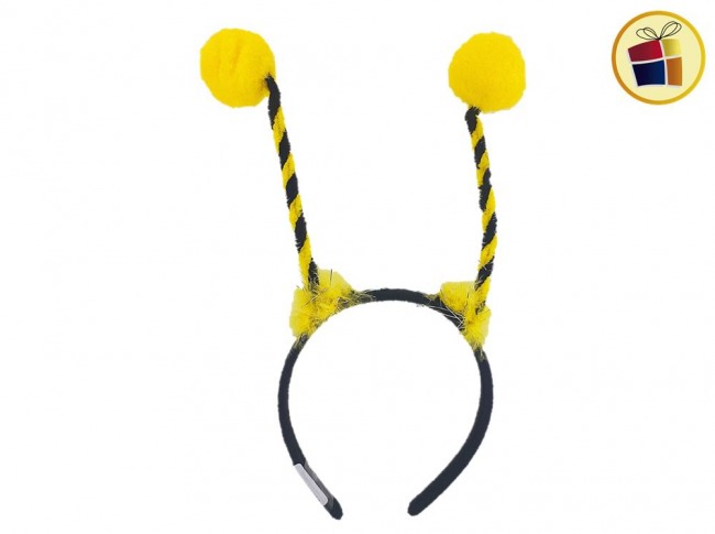 VINCHA ABEJITA CON PLUMA X1 (32254) CH