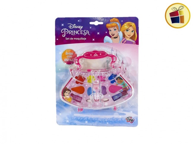 SET COSMETICA INFANTIL PRINCESA CARTERA 12CM SEBIGUS (93131/094731)