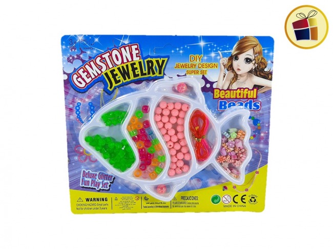 N22 JUEGO BIJOUTERIE PEZ PARA ARMAR 18CM  BLISTER SEBIGUS (52028/211863)