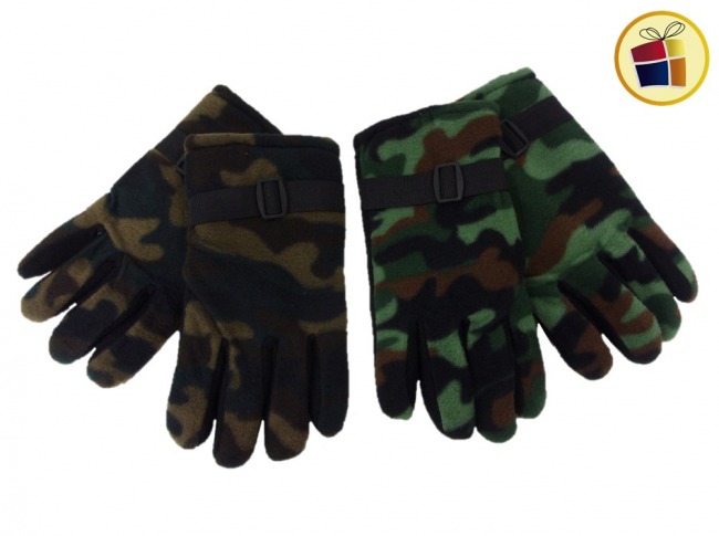 (30%)GUANTE PARA HOMBRE POLAR CAMUFLADO (50585)
