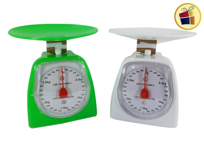 "P.R"BALANZA COCINA PLATO REDONDO 3 KG LABANIM (AD027-02/027028)