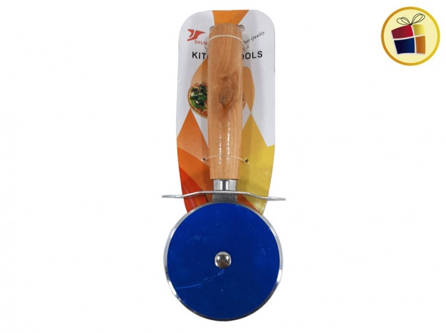 CORTA PIZZA MANGO MADERA 18CM LABANIM (GB-A06-126/061268)