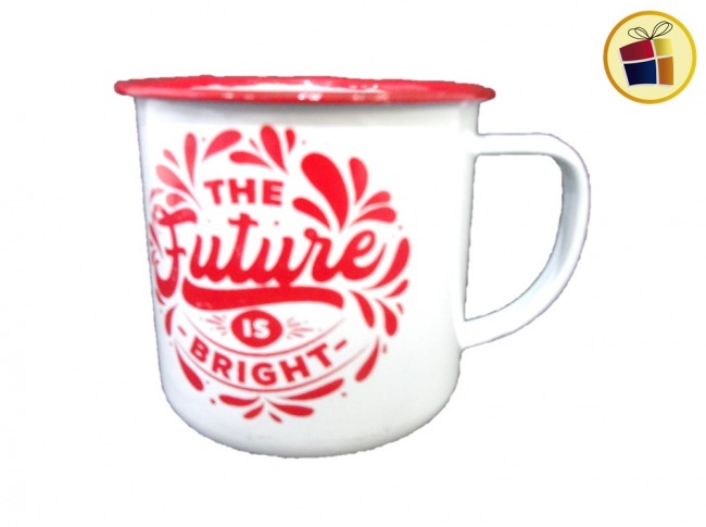 JARRO ENLOZADO BLANCO FRASES 8CM LABANIM (3108D/131086)