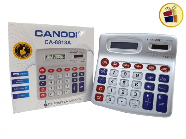 CALCULADORA MEDIANA 8 DIGITOS CANODI (46947/8818A)