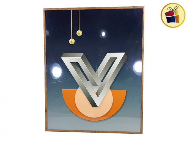 CUADRO PLASTICO SIMIL MADERA VERTICAL 38X48 IDEAS (RJ1388/147296)