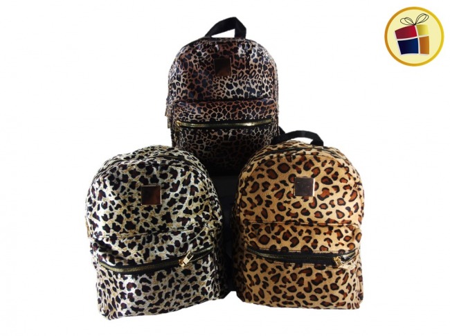 MOCHILA MEDIANA ESTAMPA ANIMAL PRINT (76730)