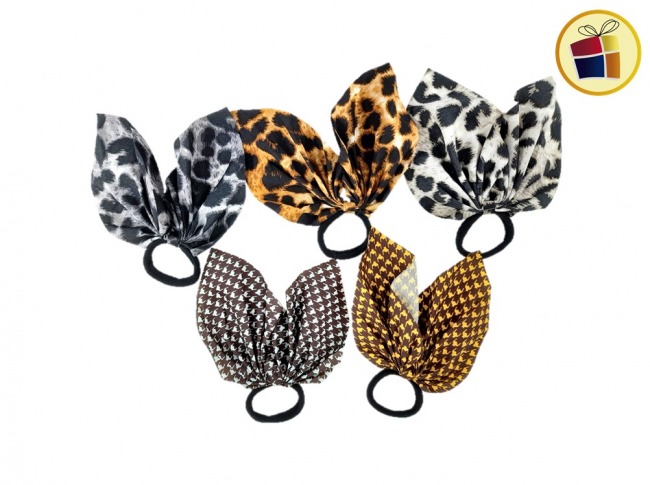 GOGO CON OREJITAS DE TELA ESTAMPADA (41923/49-155-1)