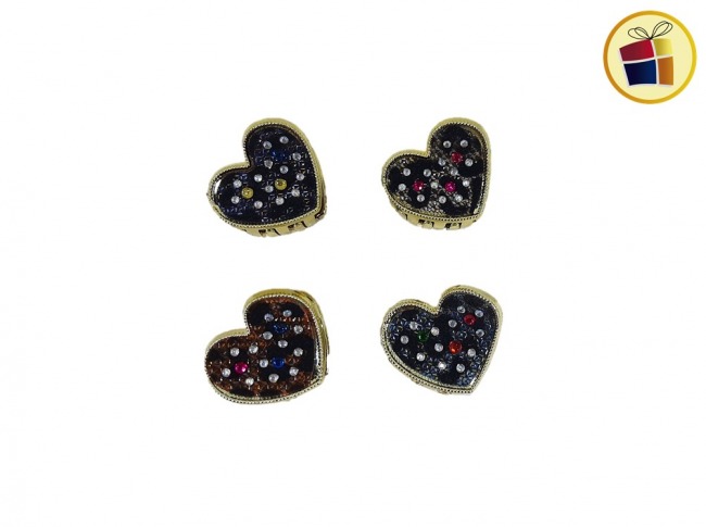 BROCHE CORAZON CON STRAS (CV) (30655)