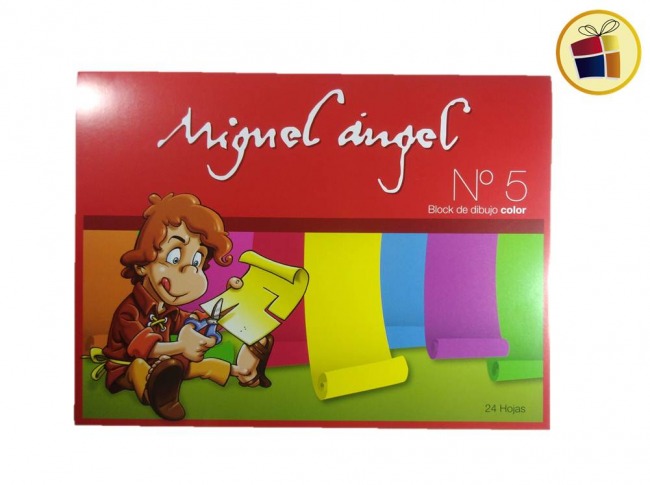BLOCK D/DIBUJO Nº 5 COLOR X24 HJS MIGUEL ANGEL (855453/712953)